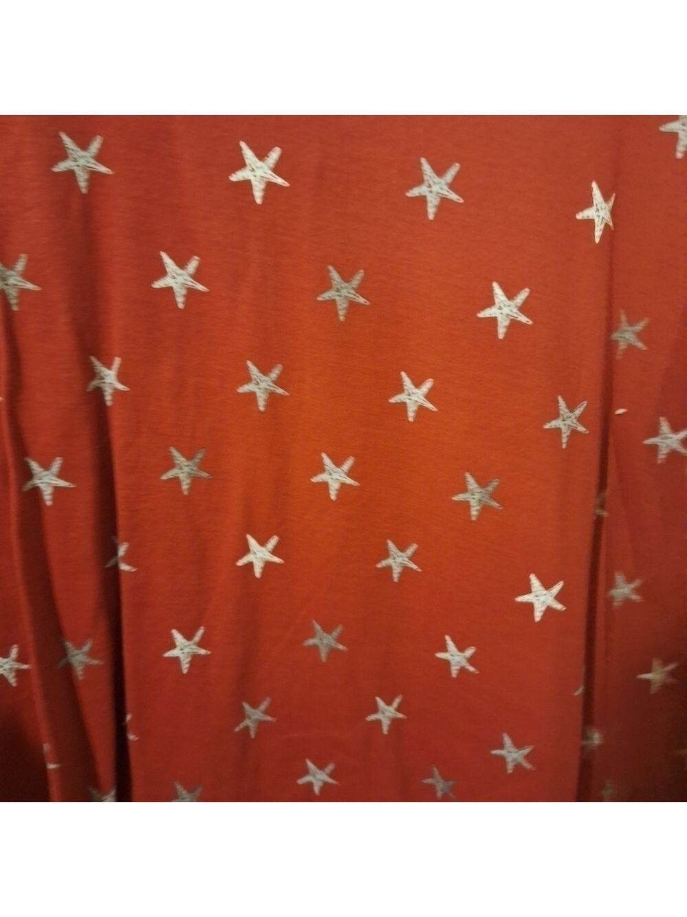 Croft & Barrow Plus Size Red Star T-Shirt 3XL - Picture 3 of 3